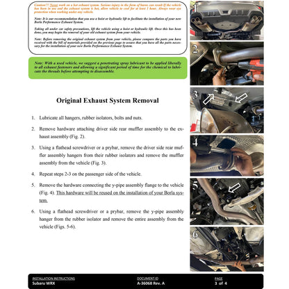 Borla S-Type Cat-Back Exhaust System | 2022+ Subaru WRX (140907)