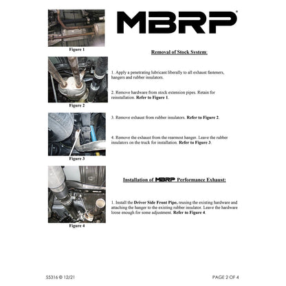 MBRP 2.5in D&S Cat-Back Dual Side Exit Exhaust | Toyota Tundra 09-21 (S5316409)