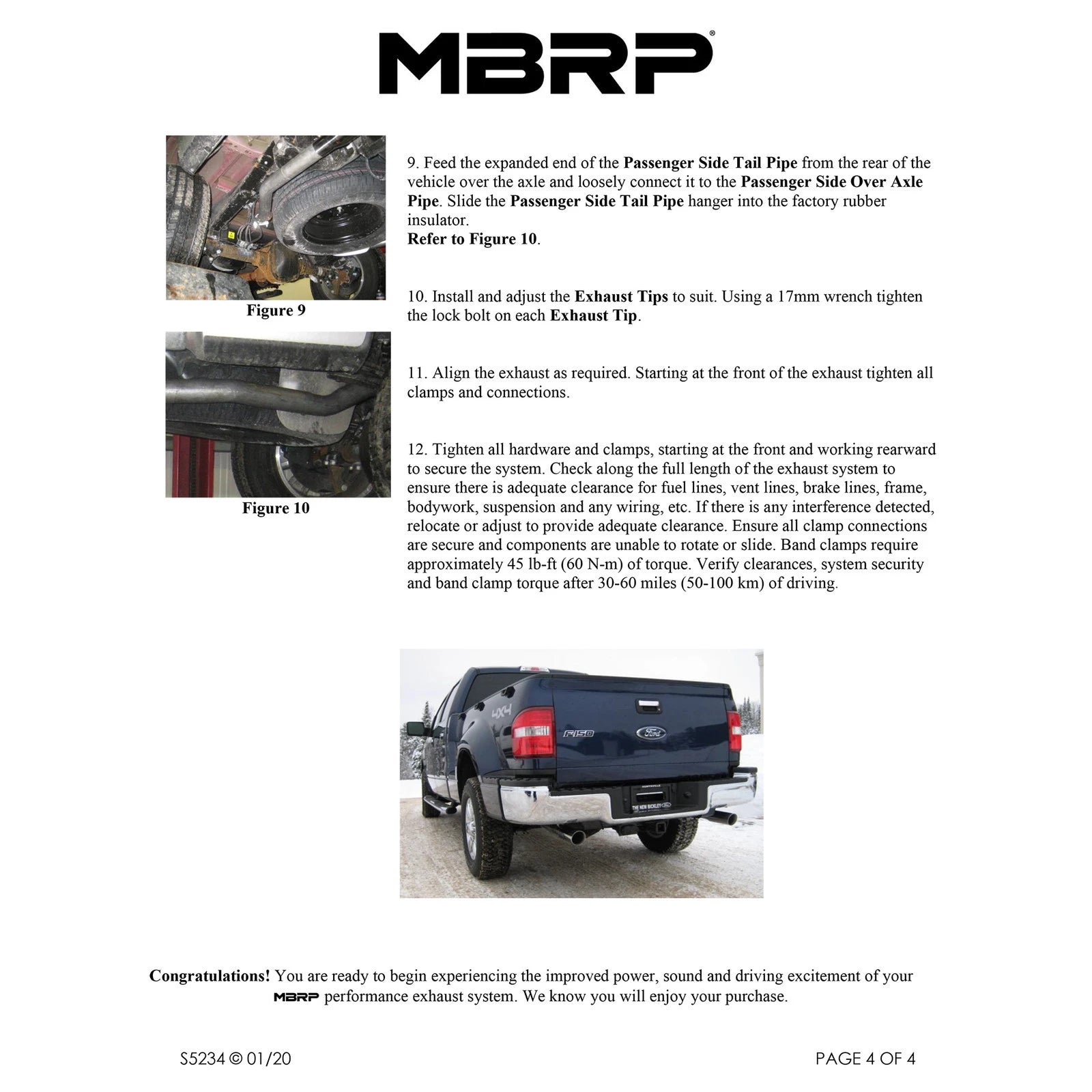 MBRP 3in Aluminized Cat Back Dual Split Rear Exit Exhaust | Ford F-150 5.0L V8 (11) (S5234AL)