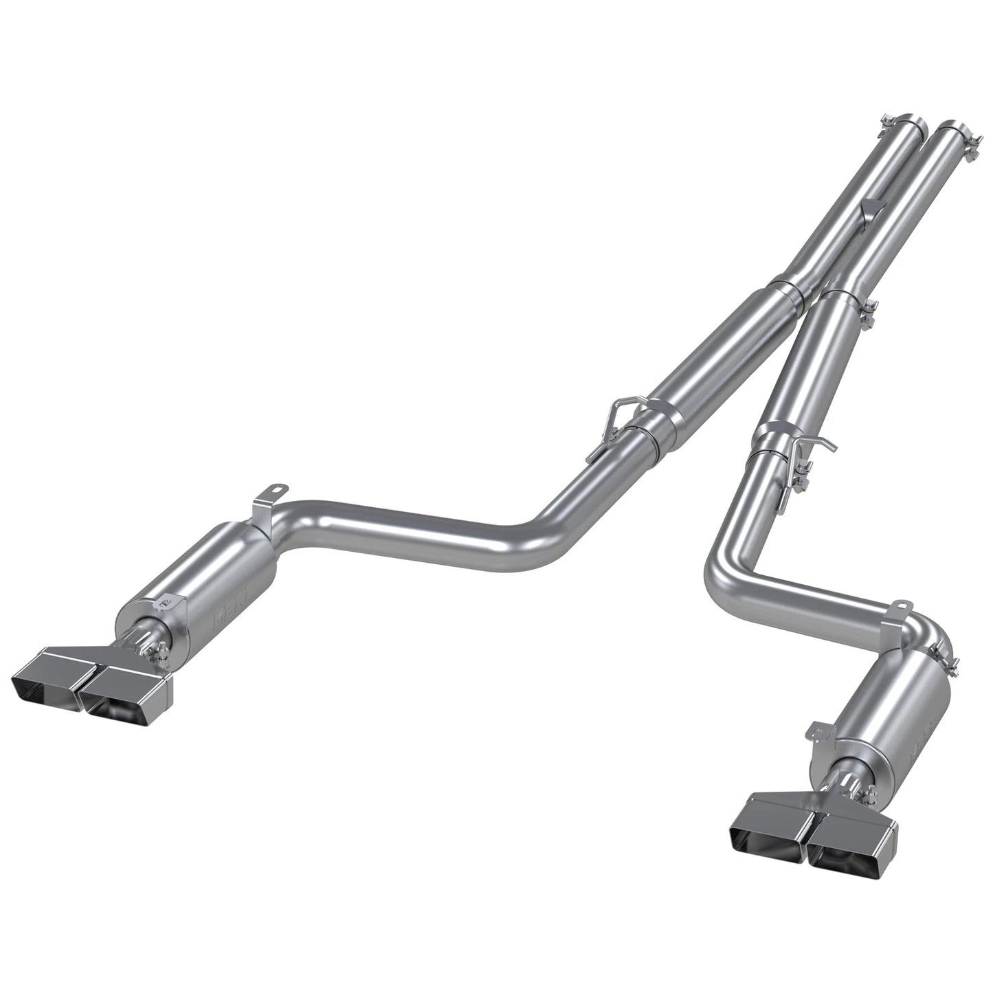 MBRP 3in. Cat-Back Dual Split Rear Exit Exhaust | Dodge Challenger RT 5.7L Hemi (09) (S7104409)