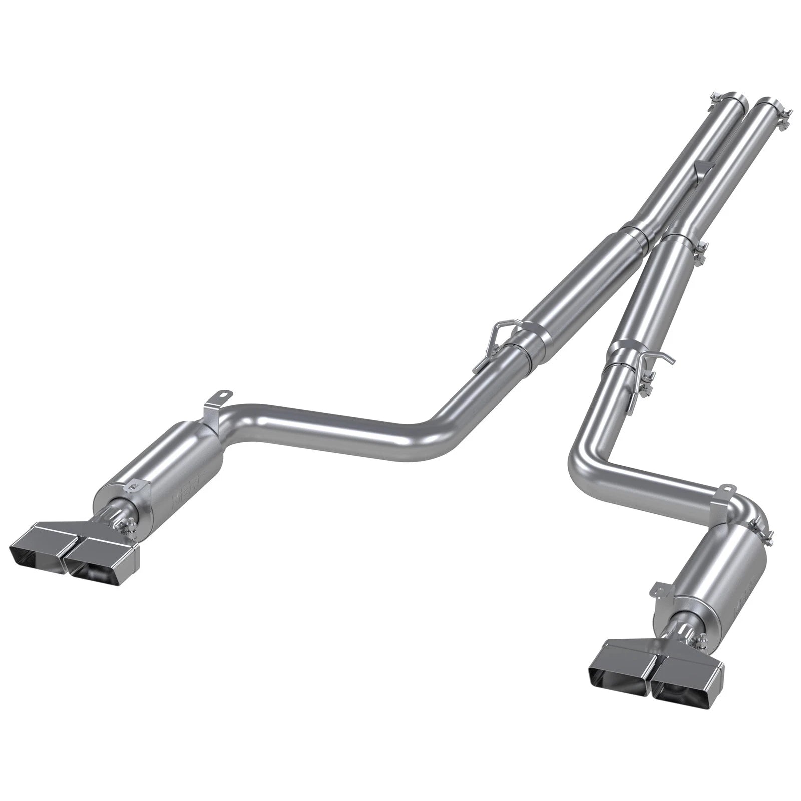 MBRP 3in. Cat-Back Dual Split Rear Exit Exhaust | Dodge Challenger RT 5.7L Hemi (09) (S7104409)