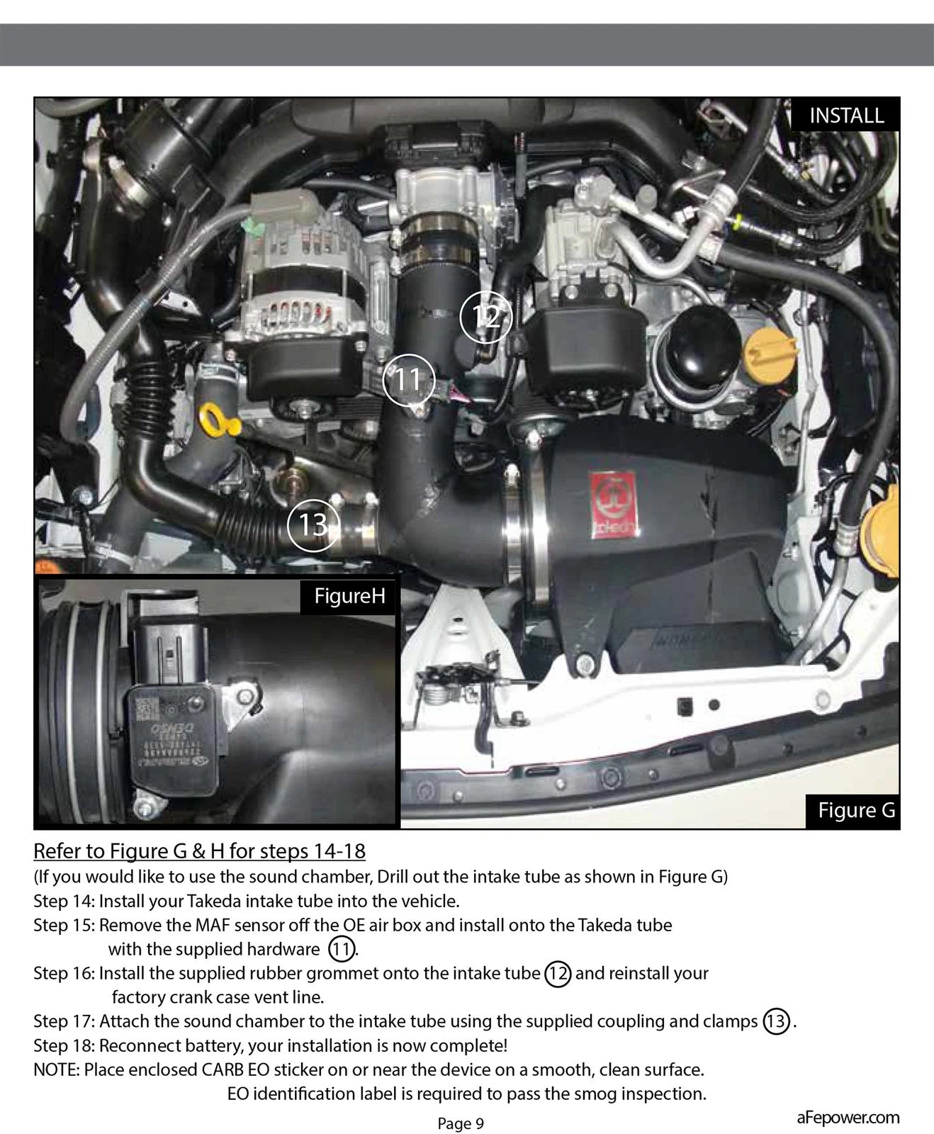 aFe Takeda Momentum Sealed CAI | Scion FR-S (13) (TM-2013B-D)