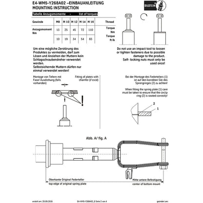 Bilstein B4 OE Replacement 2004-2009 Mercedes-Benz E320 4Matic Front Right Monotube Strut Assembly
