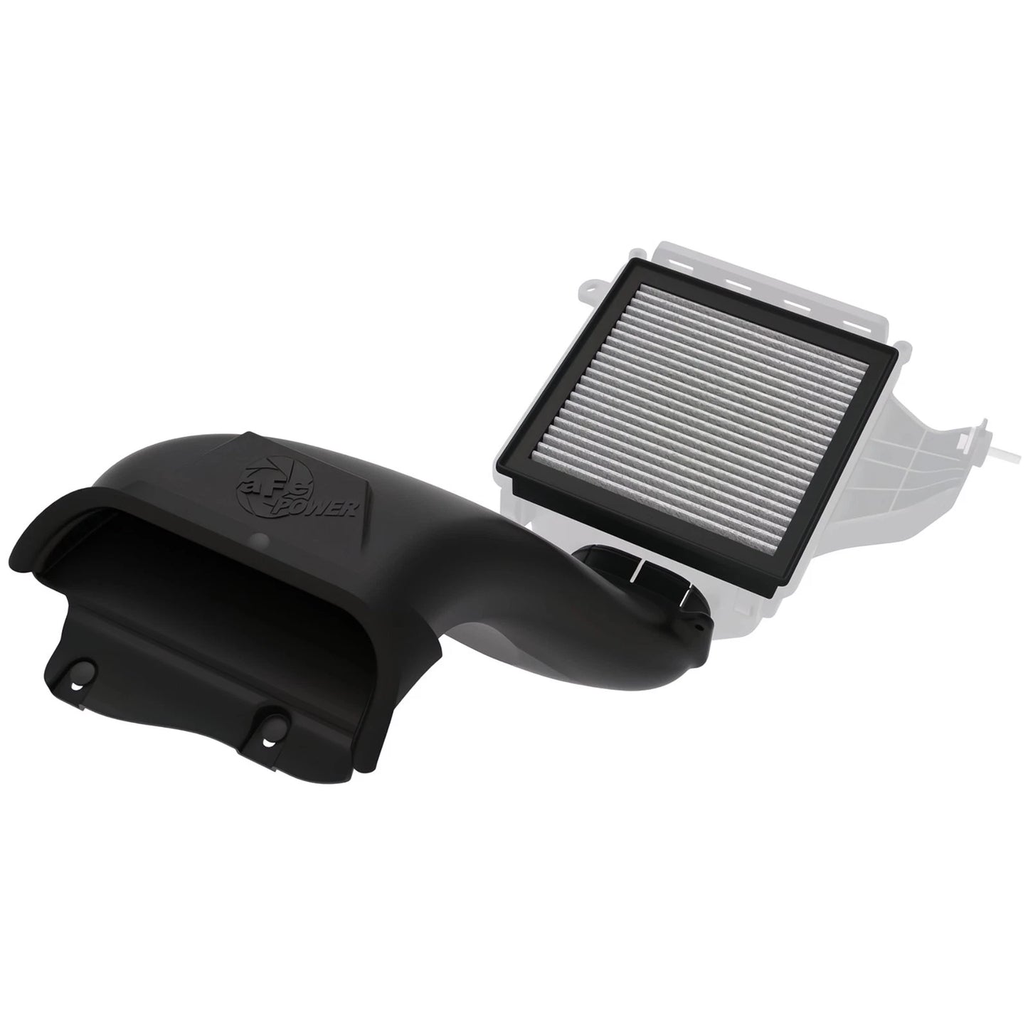 aFe 21-24 Ford F-150 V6/V8 Dynamic Air Scoop w/ Pro DRY S Filter | Ford F-150 (21-24) (55-11001D)