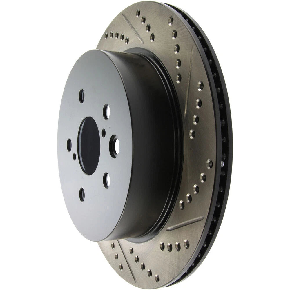StopTech 127.44141L Rear Left Drilled Brake Rotor for 10-15 IS250 / 06-15 IS350