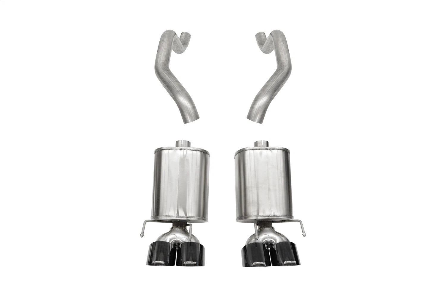 CORSA Xtreme, Sport / 2.5 in Axle-Back 4.5 in Twin Tips | 2005-2008 Corvette C6 (21010, 21009)