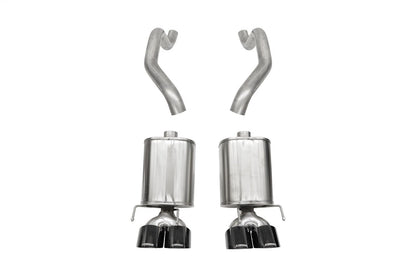 CORSA Xtreme, Sport / 2.5 in Axle-Back 4.5 in Twin Tips | 2005-2008 Corvette C6 (21010, 21009)