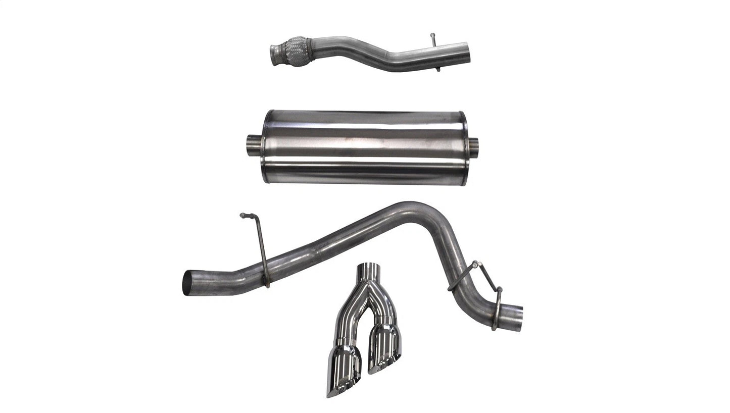 CORSA Sport / 3.0 in Cat-Back 4.0 in Twin Tips | 2015-2020 Suburban, Yukon XL 5.3L (14748)