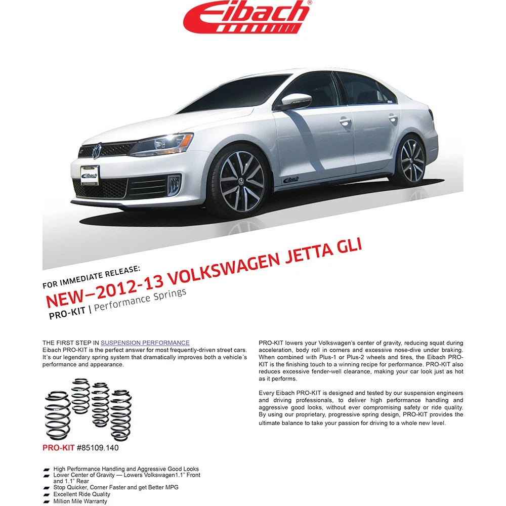 Eibach Pro Kit | 2010-2014 Volkswagen Golf GTI (85109.140)