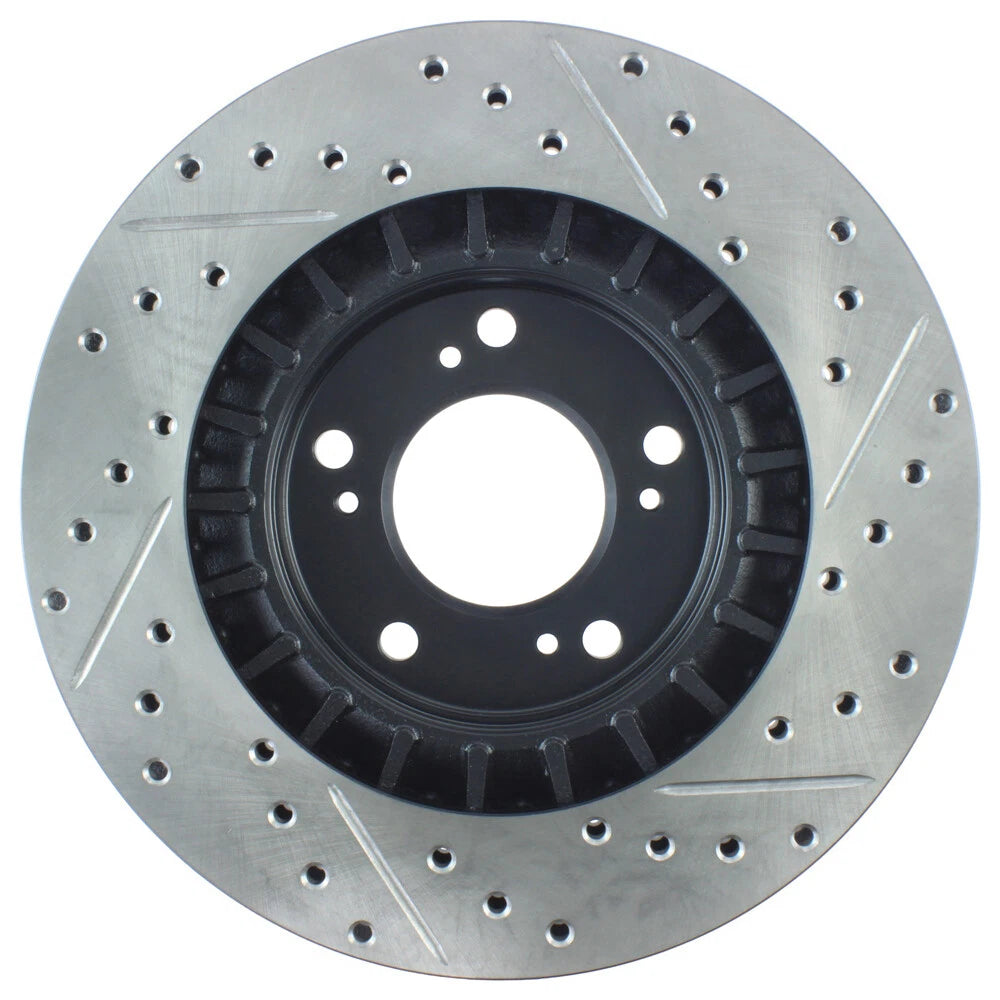 Stoptech Slotted And Drilled Brake Rotor | 2000-2009 Honda S2000 (127.40048L)