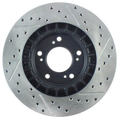 Stoptech Slotted And Drilled Brake Rotor | 2000-2009 Honda S2000 (127.40048L)