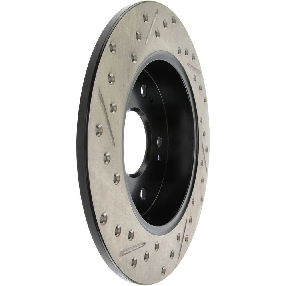 Stoptech Slotted And Drilled Rear Brake Rotor | 2006-2009 Honda Civic Ex/Si (127.40040L)
