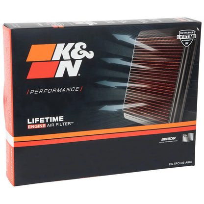 K&N Right-Side Replacement Air Filter | 2010-2015 Audi RS4/RS5 4.2L (33-3032)