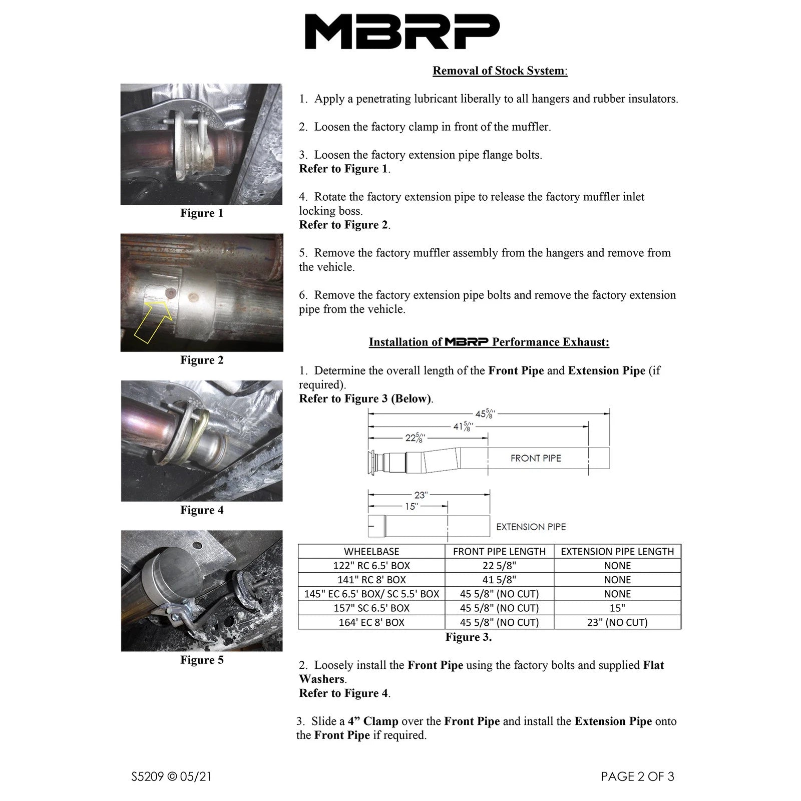 MBRP 4in T409 Stainless Steel Cat-Back Exhaust Race Version | Ford F150 (21+) (S5209409)