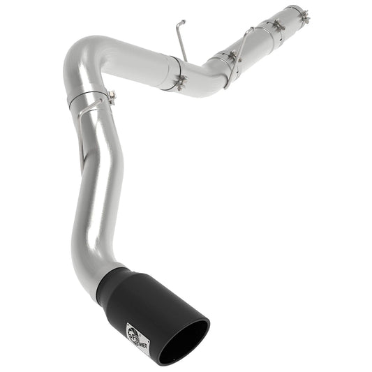 aFe ATLAS 5in DPF-Back Alum Steel Exhaust System w/ Black Tip 19-20 Ram Diesel Trucks L6-6.7L (td)