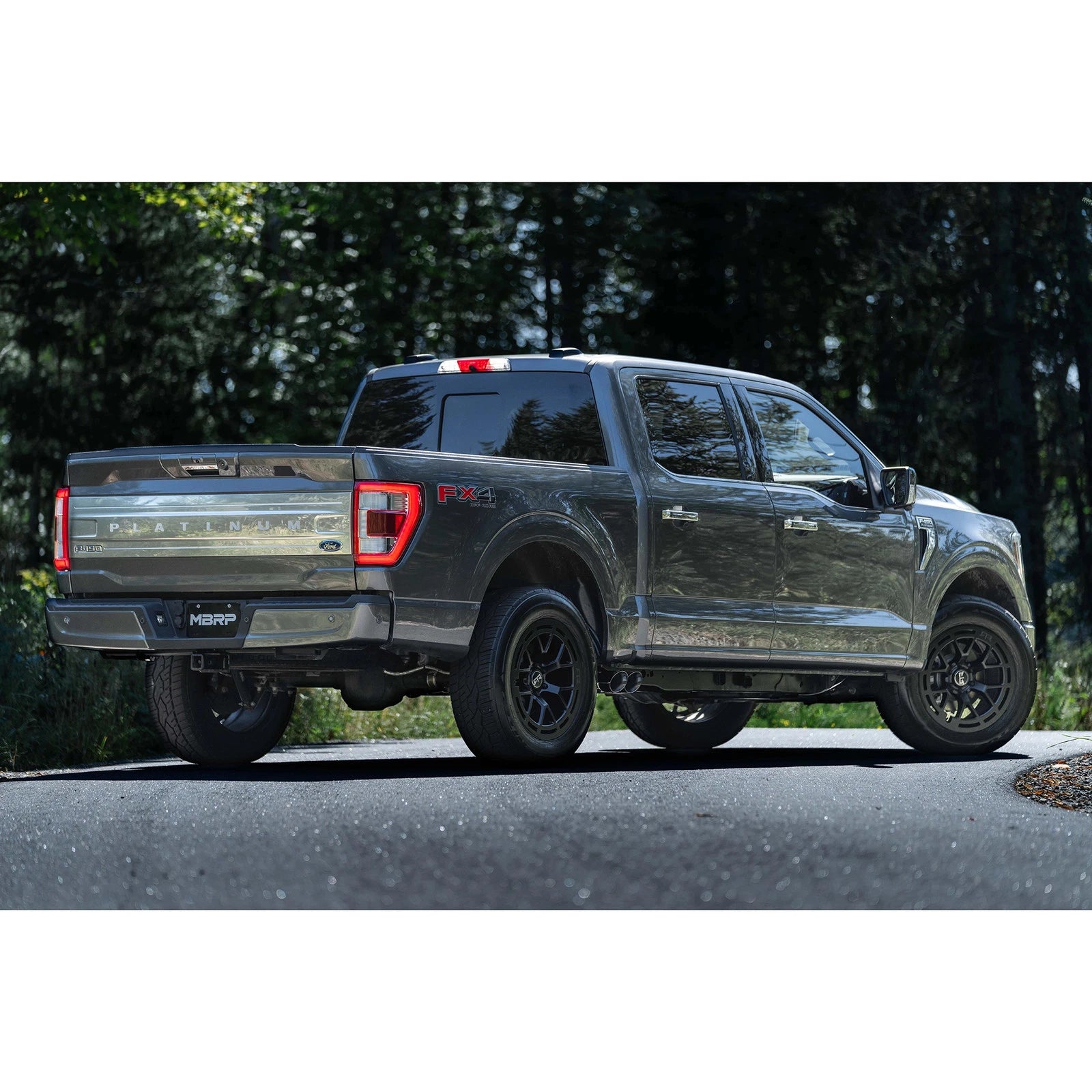 MBRP Aluminized Dual Pre-Axle Cat Back Exhaust w/ 2.5in OD Tips | Ford F150 (21+) (S5219AL)