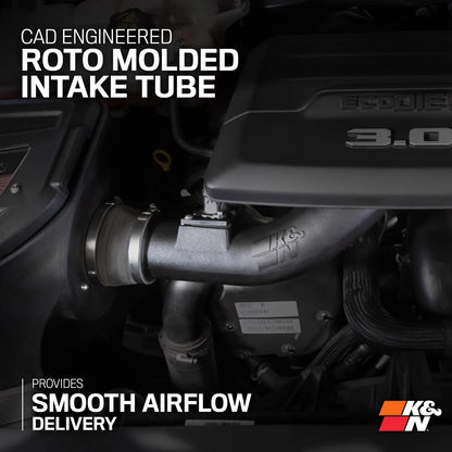 K&N 20-23 RAM 1500 V6 3.0L Diesel Performance Air Intake System | RAM 1500 V6 3.0L Diesel (63-1586)