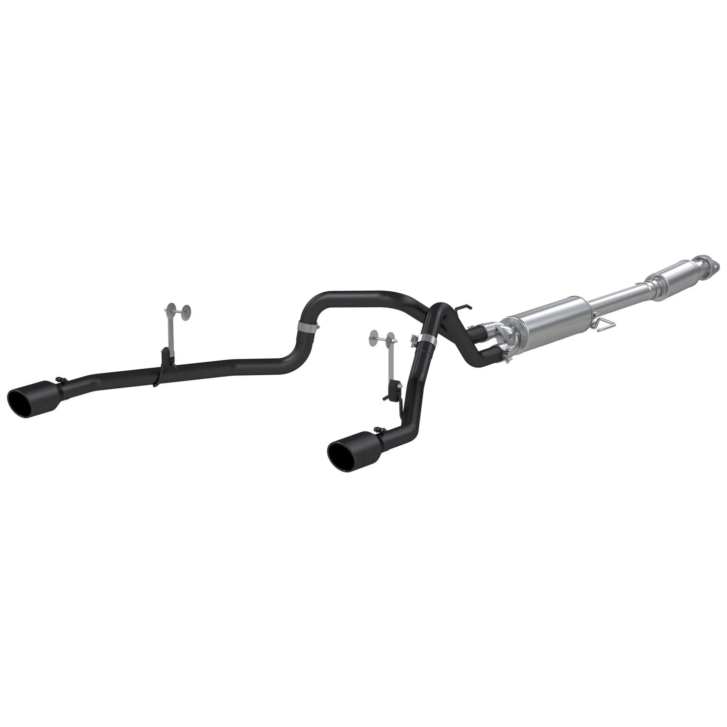 MBRP 3in Cat-Back Exhaust w/ 2.5in Dual Split Tips | Ford F-150 21+ (S5215BLK)