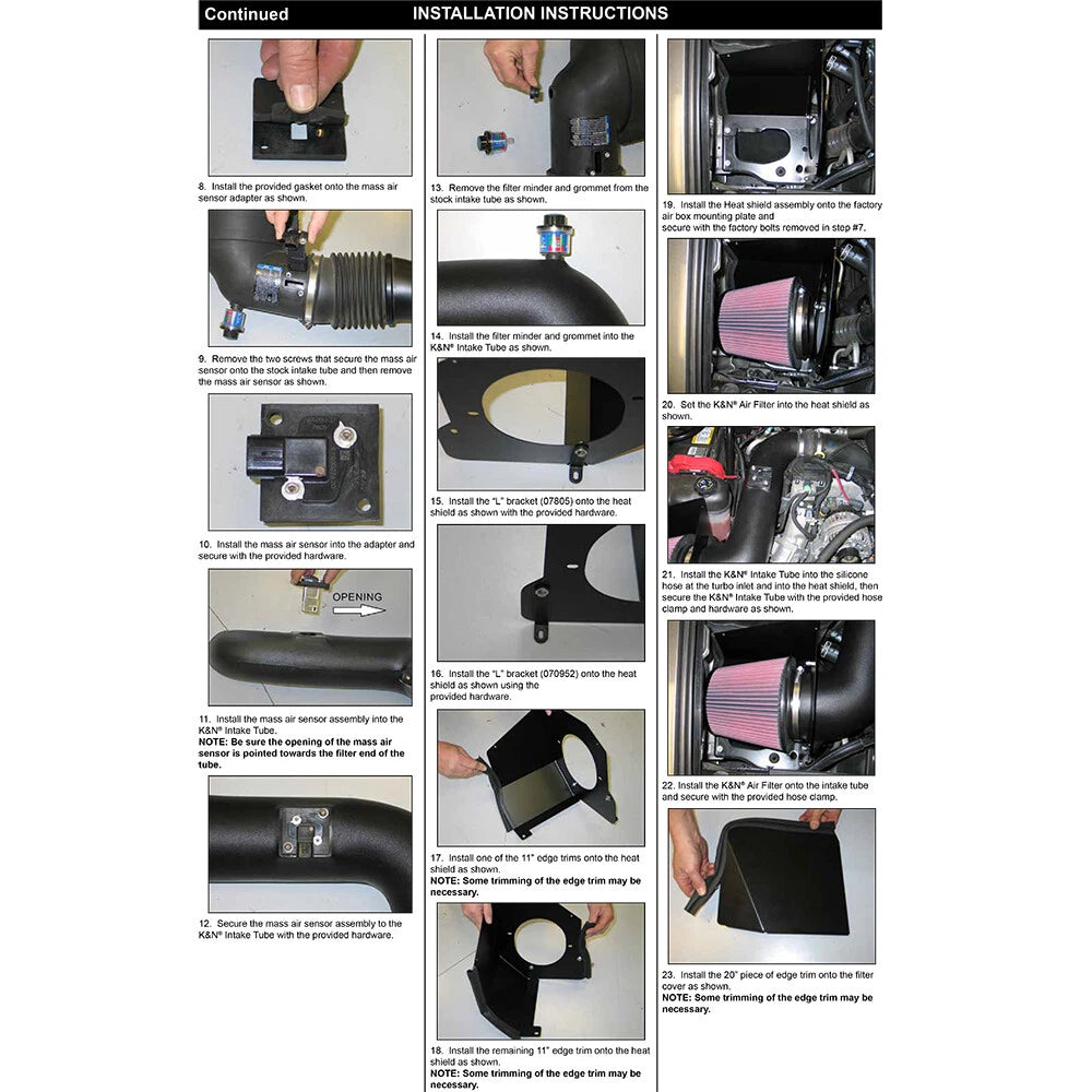 K&N Performance Intake Kit | Chevrolet 2500/3500 HD 6.6L V8 (07-10) (57-3066)