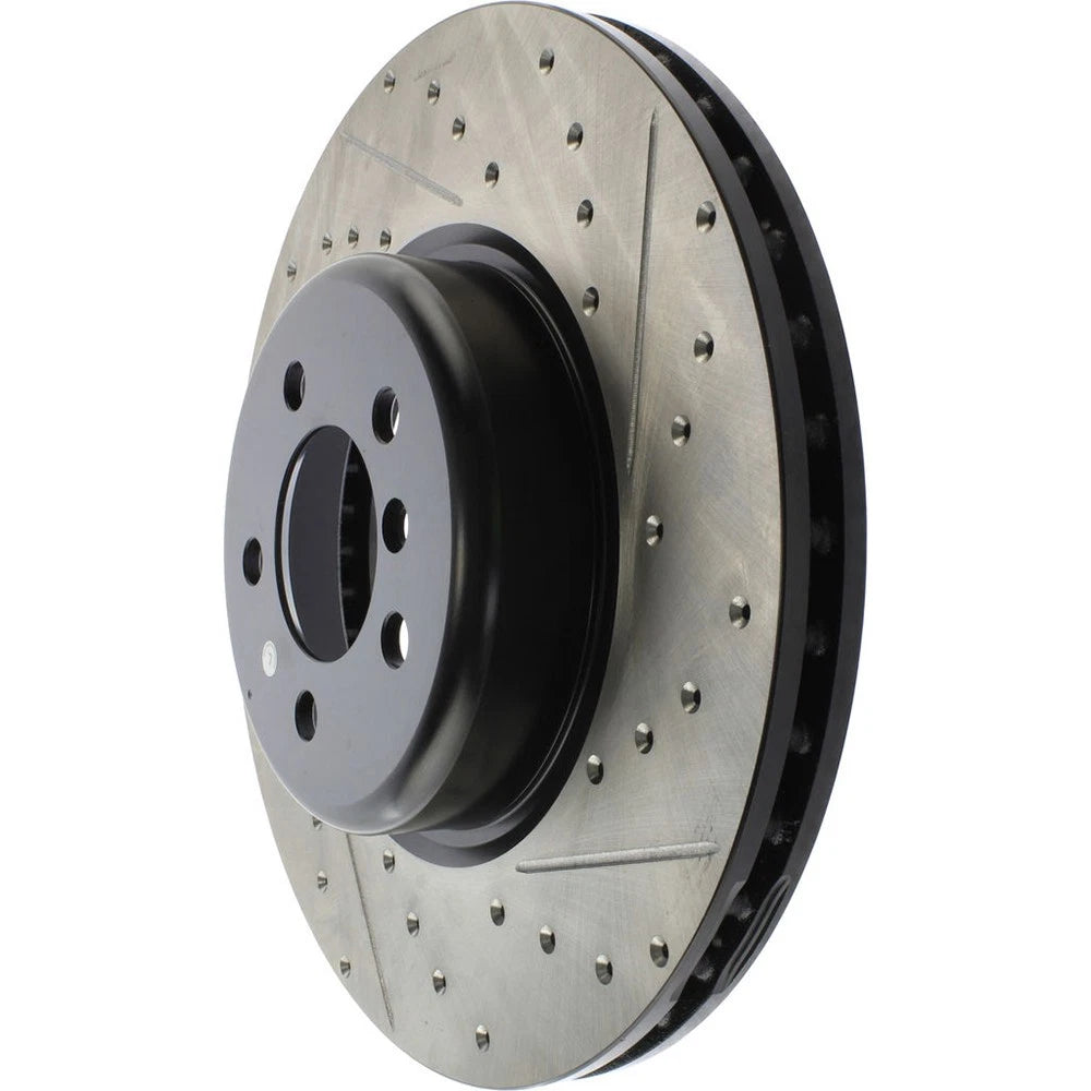StopTech 127.34144L Front Left Drilled Brake Rotor for 2013-16 335i / 17-20 440i