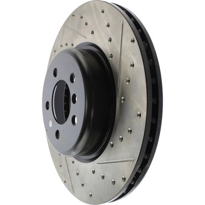 StopTech 127.34144L Front Left Drilled Brake Rotor for 2013-16 335i / 17-20 440i
