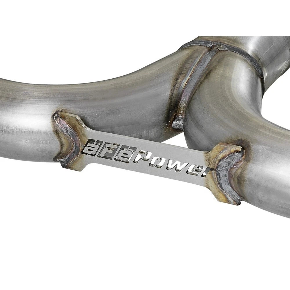 aFe Takeda 2.5in SS Axle-Back Exhaust w/ Polished Tips | Mazda 3 (14-18) (49-37014-P)