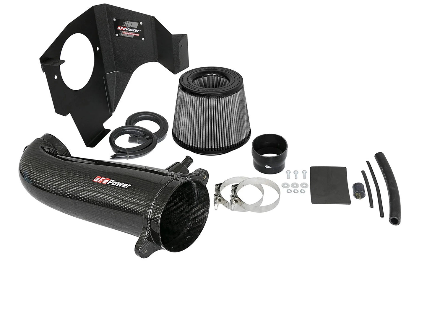 aFe Track Series CF Stage 2 Intake w/ Pro Dry S | Dodge Challenger V8 (11-18) (51-12162-C)