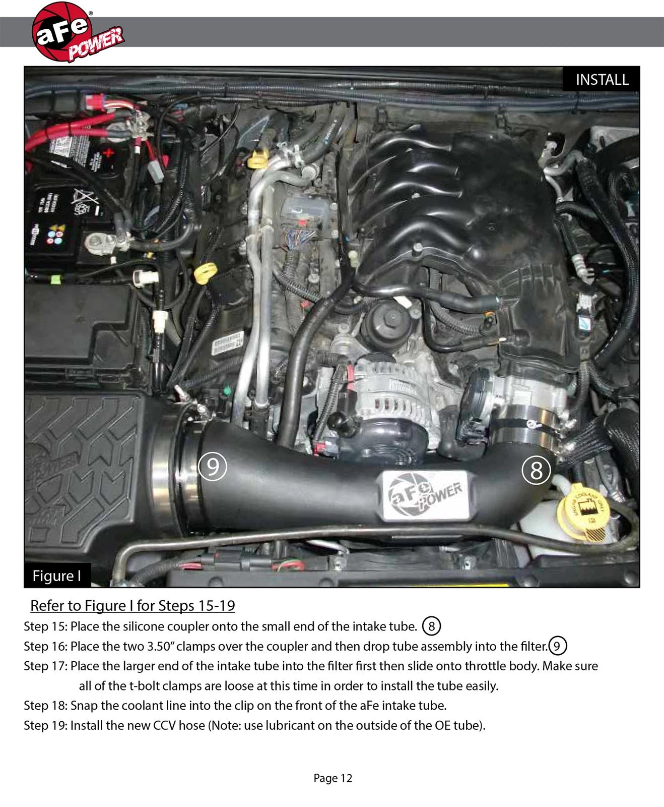 aFe Momentum GT Cold Air Intake System w/ Pro GUARD 7 Filter | Jeep Wrangler (12-18) (75-76204)
