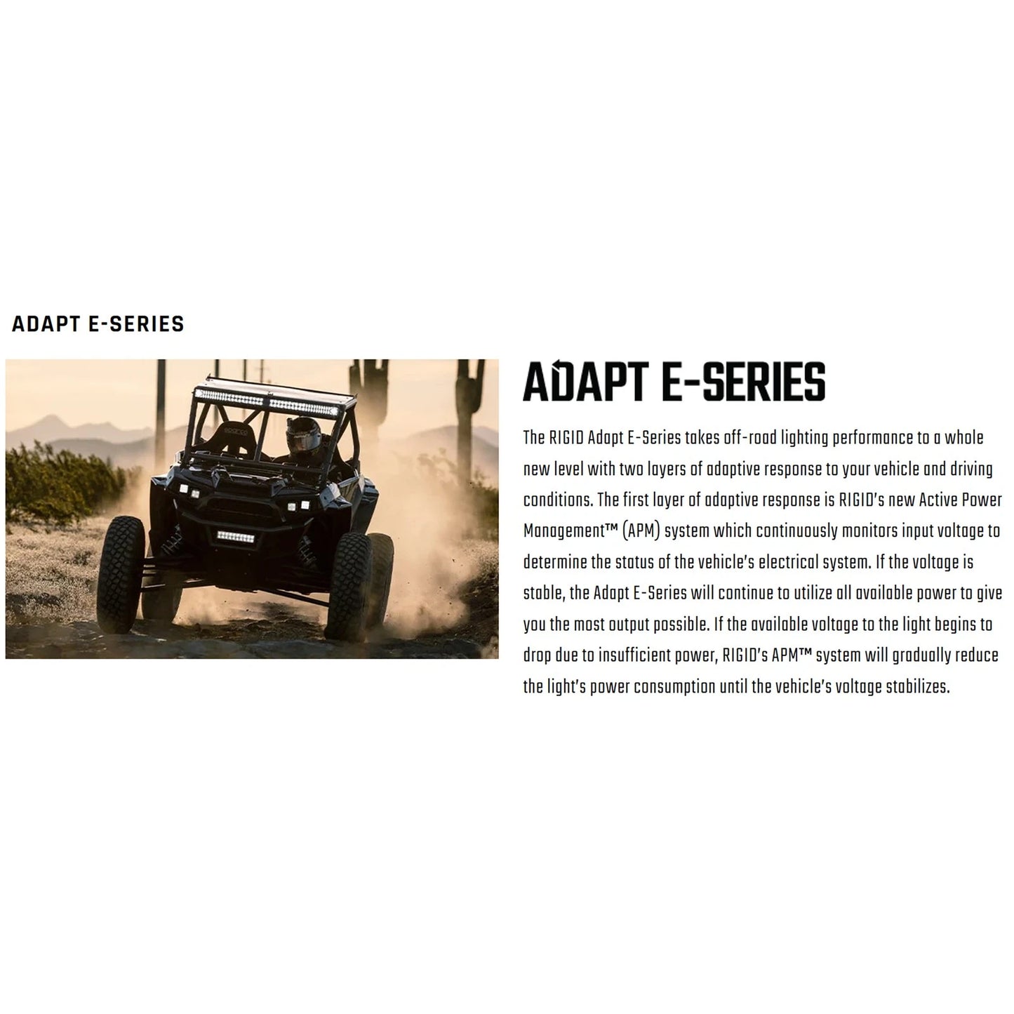 Rigid Industries Rigid Adapt E-Series Light Bar: 40in (RIG280413)