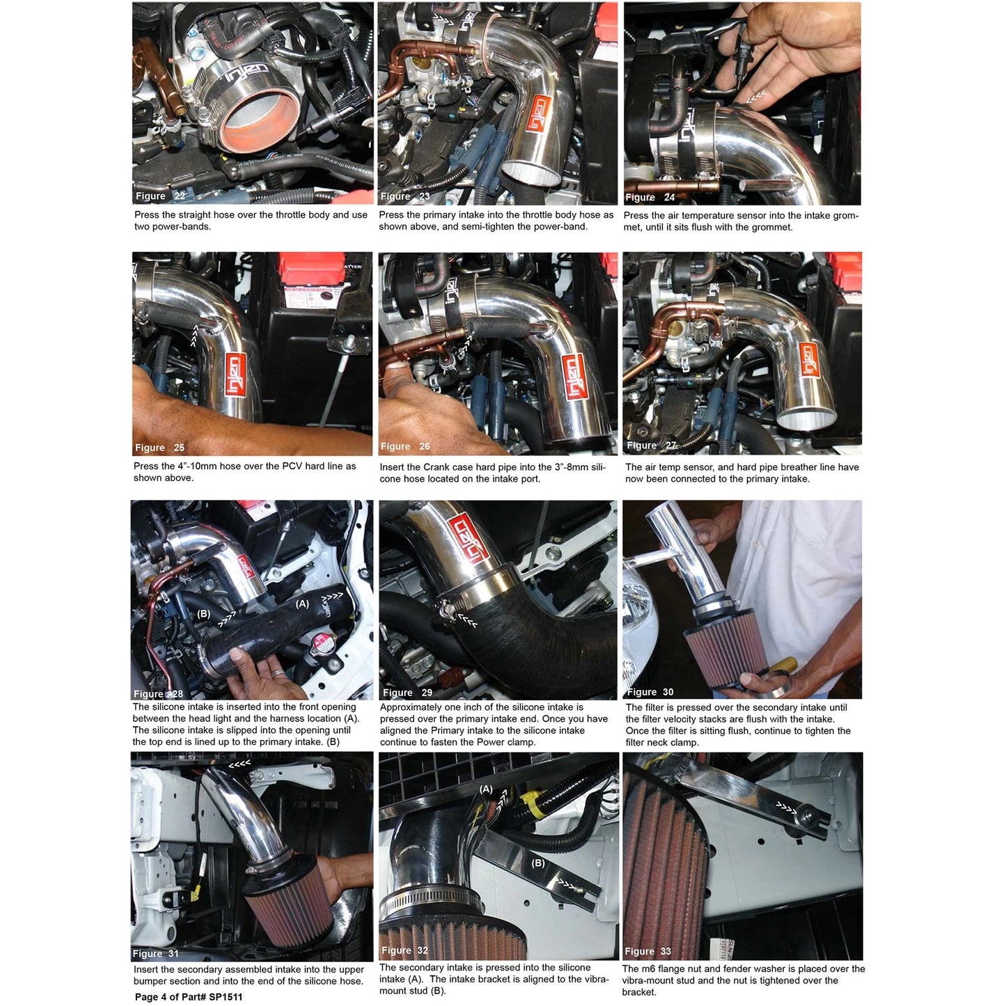 Injen Cold Air Intake System | 2007 - 2008 Honda Fit (SP1511)