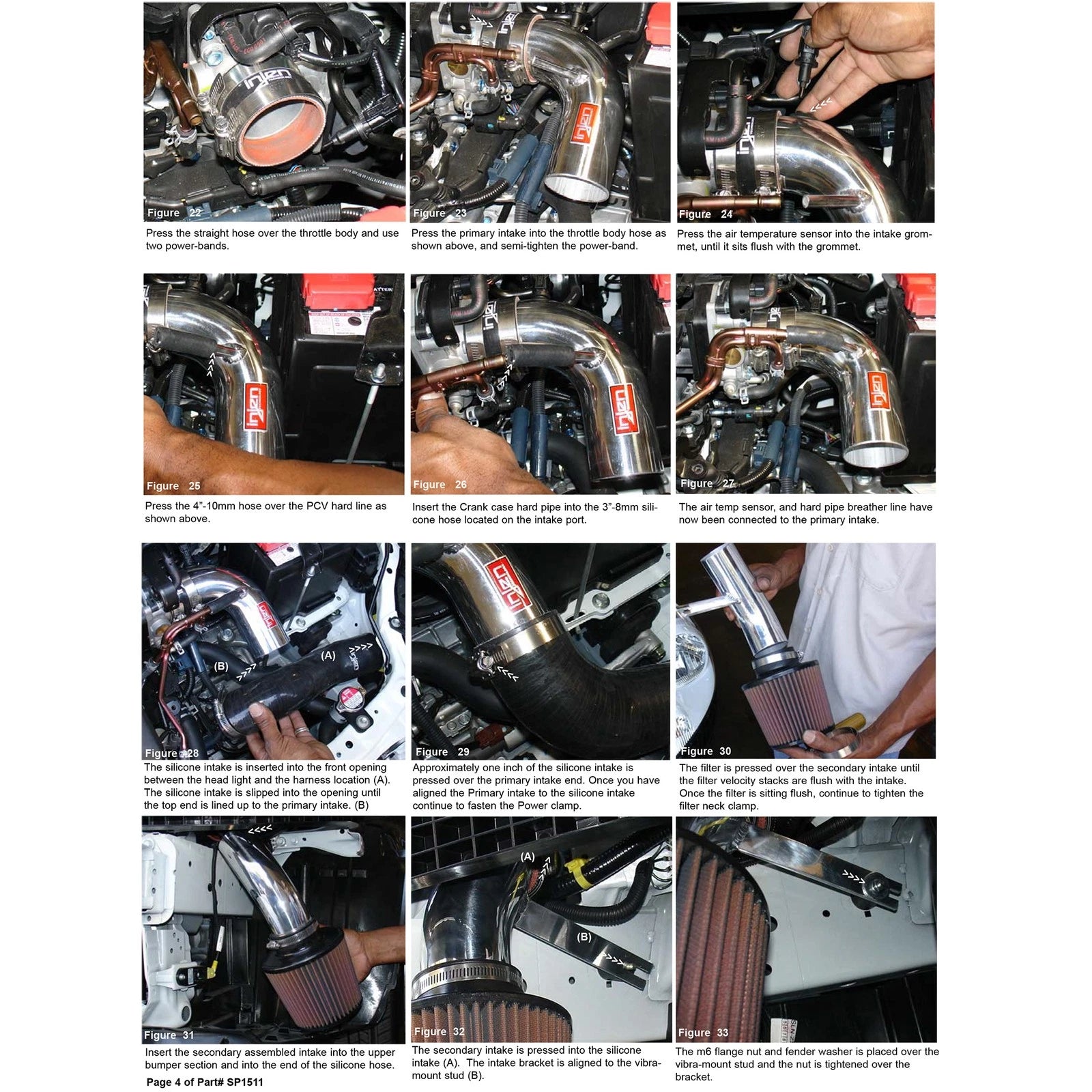 Injen Cold Air Intake System | 2007 - 2008 Honda Fit (SP1511)