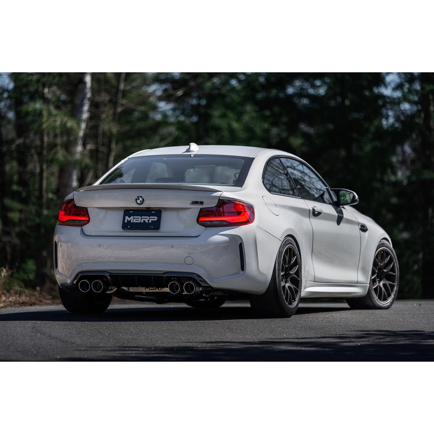 MBRP Stainless Steel 3" Resonator-Back | BMW M2 (18-21) (S45023CF)