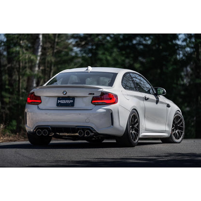MBRP Stainless Steel 3" Resonator-Back | BMW M2 (18-21) (S45023CF)