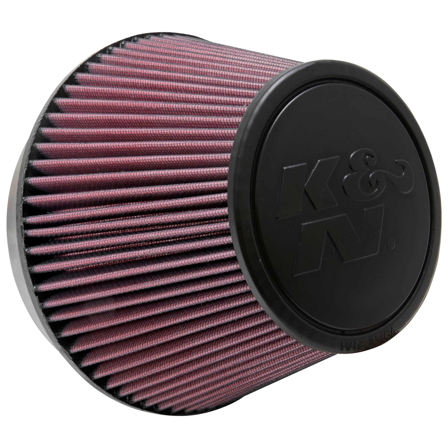 K&N RU-2960 Universal Round Tapered Performance Washable Air Filter for Intake