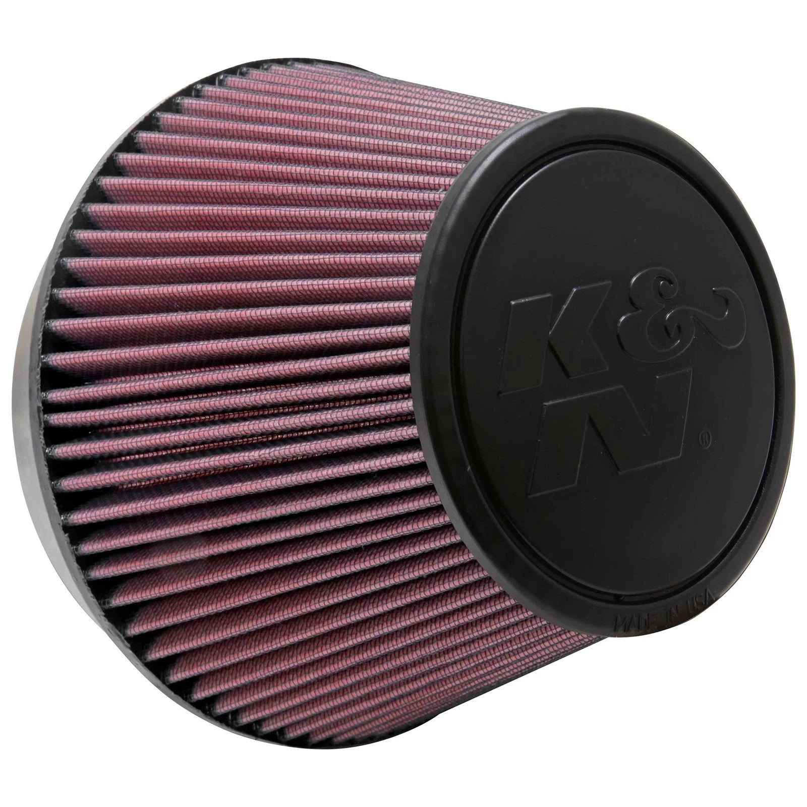 K&N RU-2960 Universal Round Tapered Performance Washable Air Filter for Intake