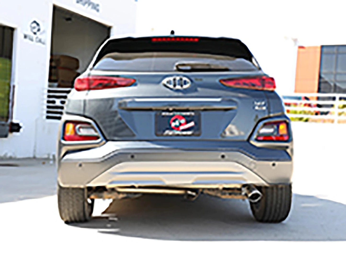 aFe 2.5in SS Axle-Back Exhaust w/o Muffler | Hyundai Kona (18-21) (49-37017NM)