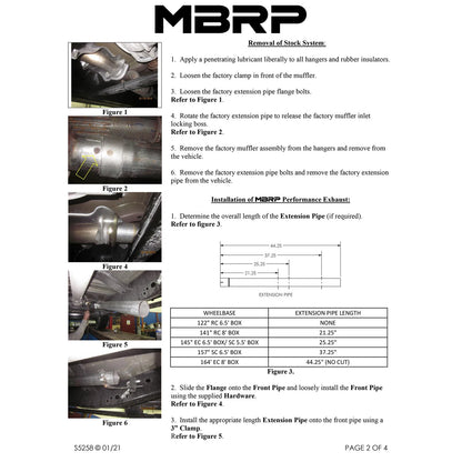 MBRP 3in Cat-Back Dual Split Rear Exit AL Exhaust System | Ford F-150 5.0L (15) (S5258AL)