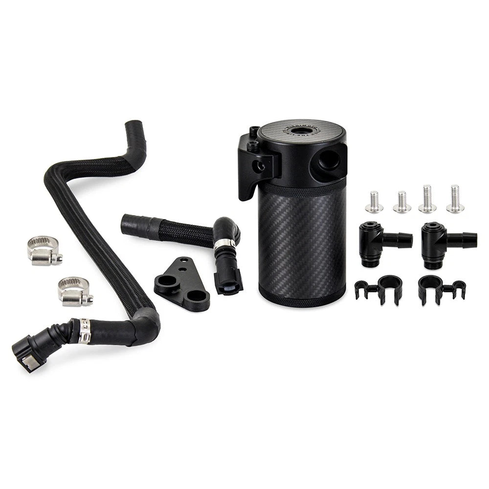 Mishimoto Carbon Fiber Oil Catch Can | 2020-2021 Chevrolet Corvette (MMBCC-C8-20PCF)