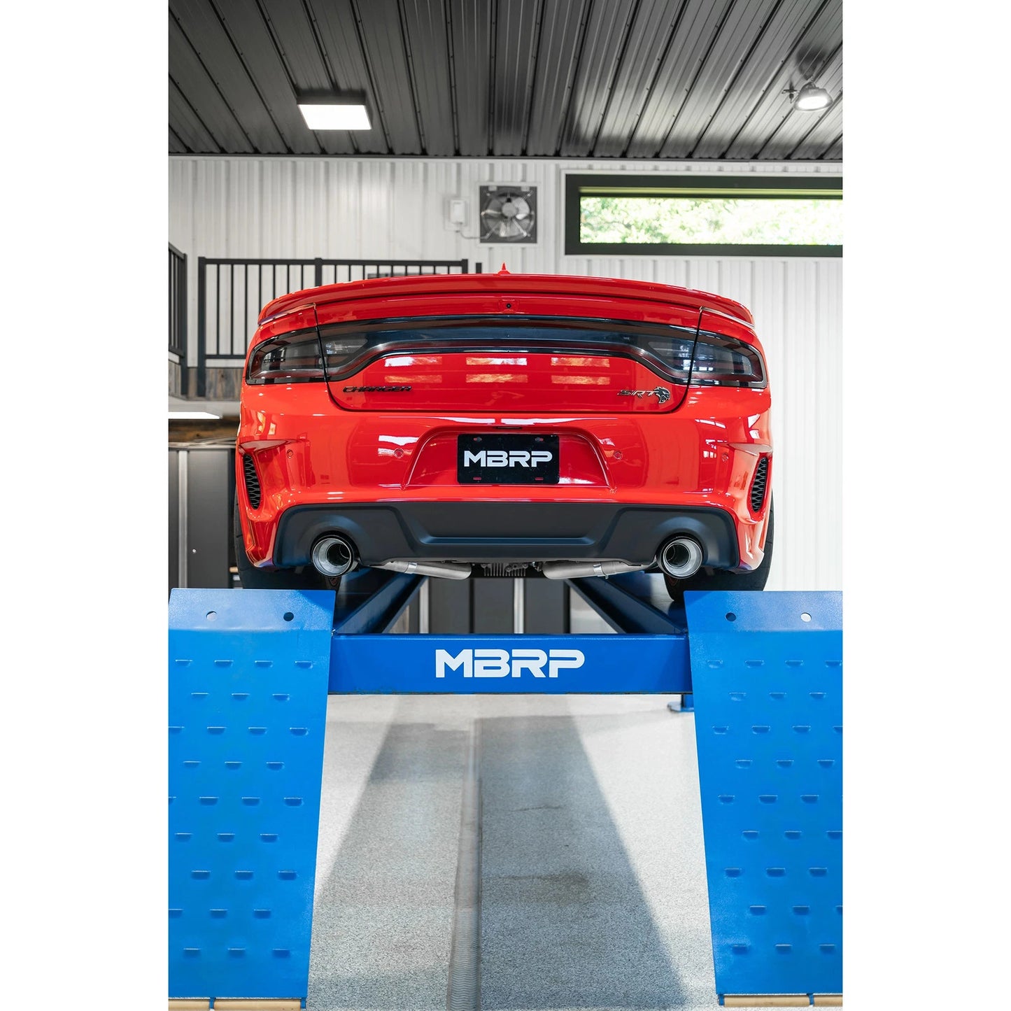 MBRP 3in Dual Rear Exit Aluminized Catback Exhaust | Dodge Charger 5.7L (17-21) (S7117AL)