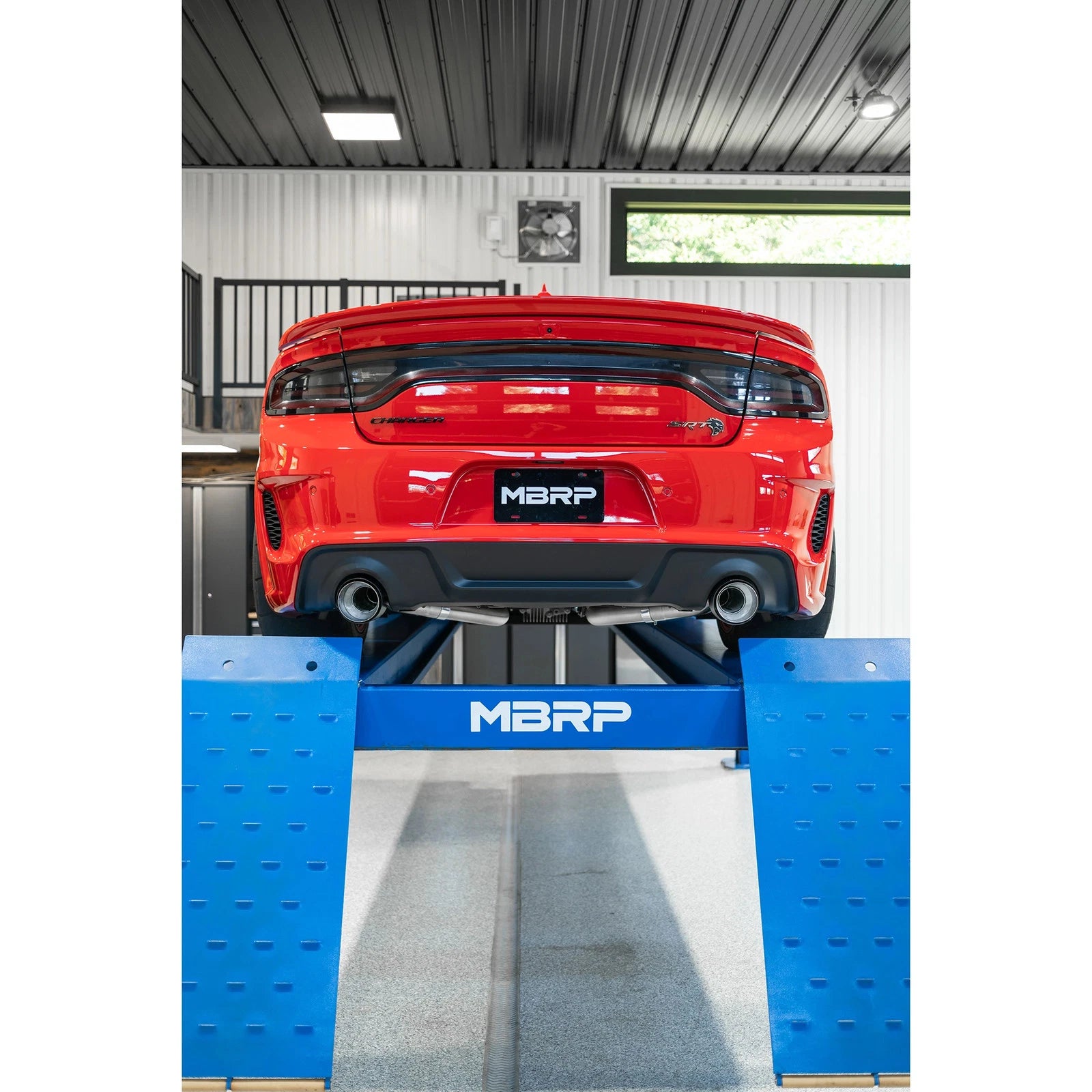 MBRP 3in Dual Rear Exit Aluminized Catback Exhaust | Dodge Charger 5.7L (17-21) (S7117AL)
