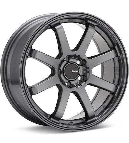 (set of 4) Enkei Vanquish Gunmetal | 18x8" +45mm | 5x114.3mm Wheels