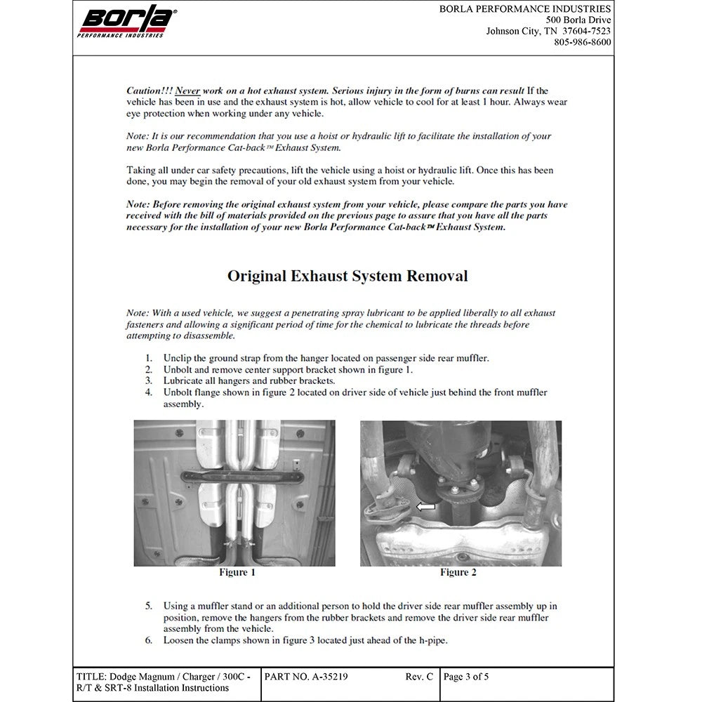 Borla Cat-Back Exhaust System - ATAK | Multiple Fitments (140407)