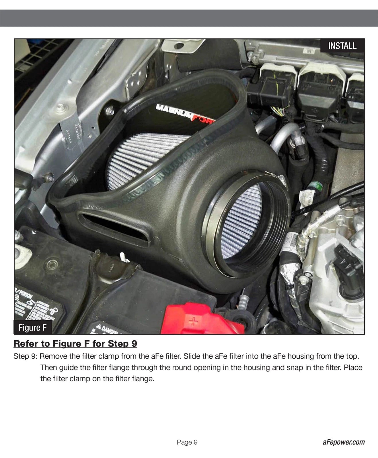 aFe Magnum FORCE Stage-2 Pro DRY S Intake | Ford Diesel Trucks V8 6.7L (17-18) (54-13017D)