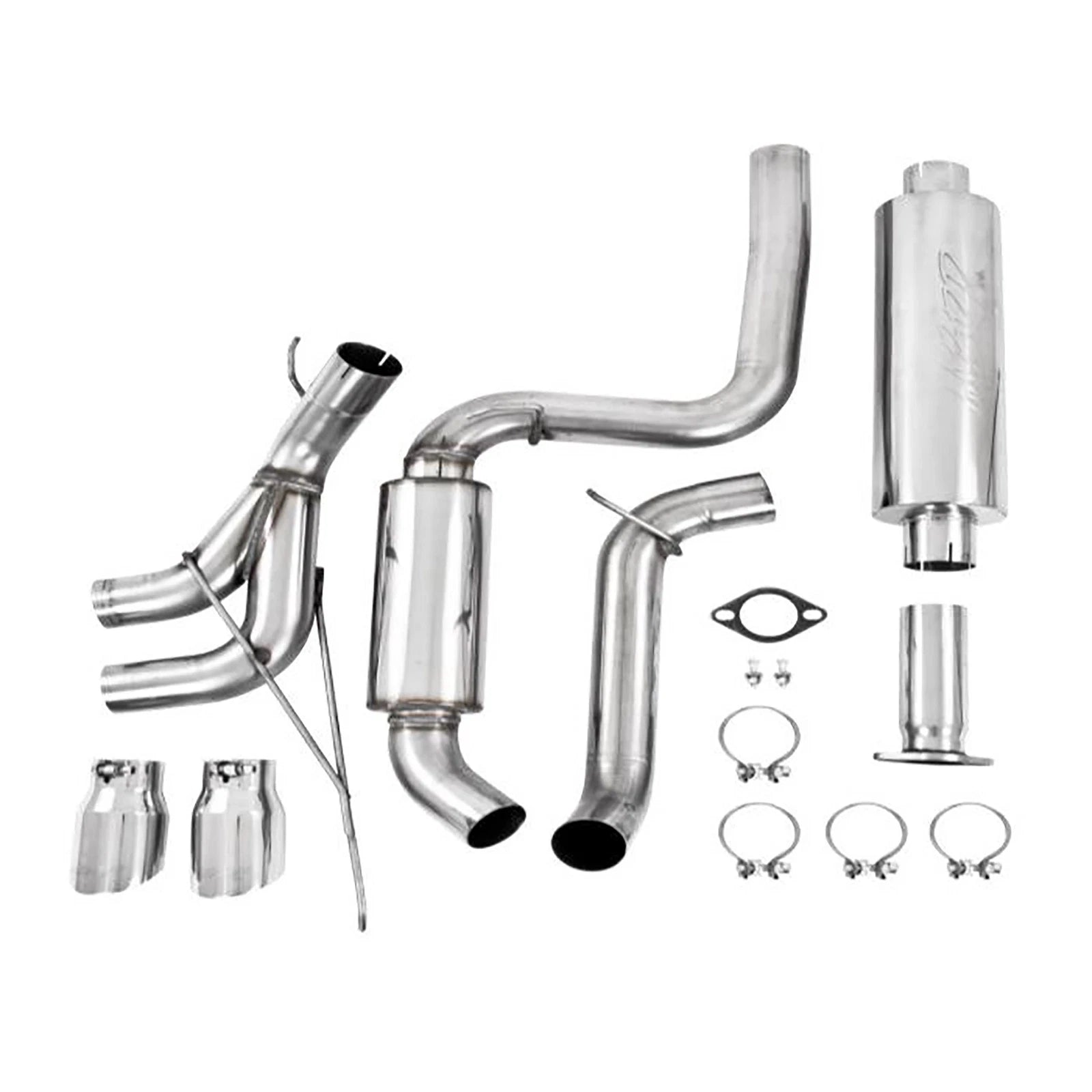 MBRP 3in T409 Dual Center Outlet Cat-Back Exhaust | Ford Focus ST 2.0L EcoBoost (13-14) (S4200409)