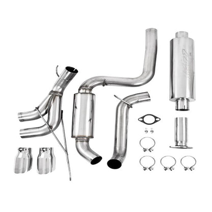 MBRP 3in T409 Dual Center Outlet Cat-Back Exhaust | Ford Focus ST 2.0L EcoBoost (13-14) (S4200409)