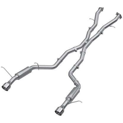 MBRP 18-23 Dodge Durango SRT 6.4L Armor Lite AL Steel 3in Cat Back Exhaust Dual Rear Exit w/ SS Tips | Dodge Durango (18-23) (S5105AL)