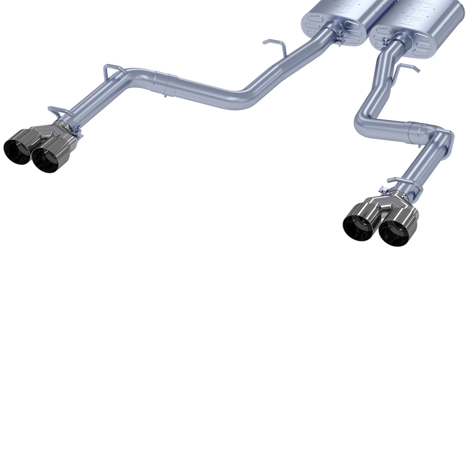 MBRP 2.5in. Aluminized Dual Rear Exit Catback Exhaust | Dodge Challenger 3.6L (15-21) (S7111AL)