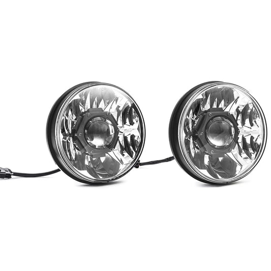 KC HiLiTES 7in Gravity LED Headlights | Jeep JK 07-18 (42341)