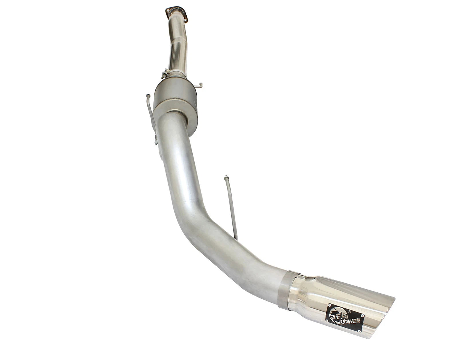 aFe 4in Aluminized Steel Cat-Back Exhaust | Ford F-150 2015 V6 3.5L (tt) (49-03069-P)