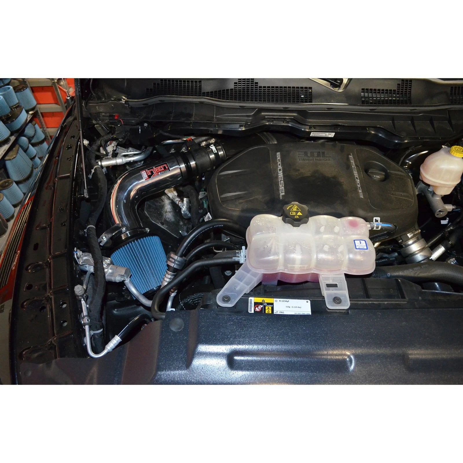 Injen PowerFlow Short Ram Intake | Dodge Ram 3.0L V6 (03-18) / Chevrolet Express 1500/2500 (03-26) / Silverado 2500 HD Classic (07-14) / Dodge 3500 (09-18) / Ram 1500 Classic (19-26) (PF8054WB)